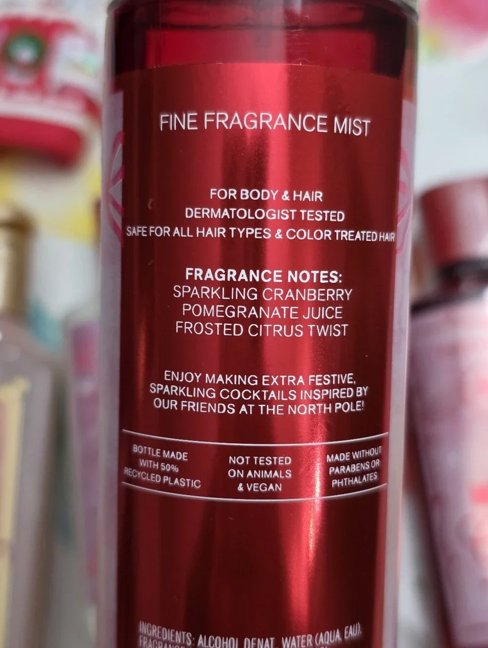Bath & Body Works Mrs. Claus' Cocktail 5 Piece Body Care Gift Set NEW